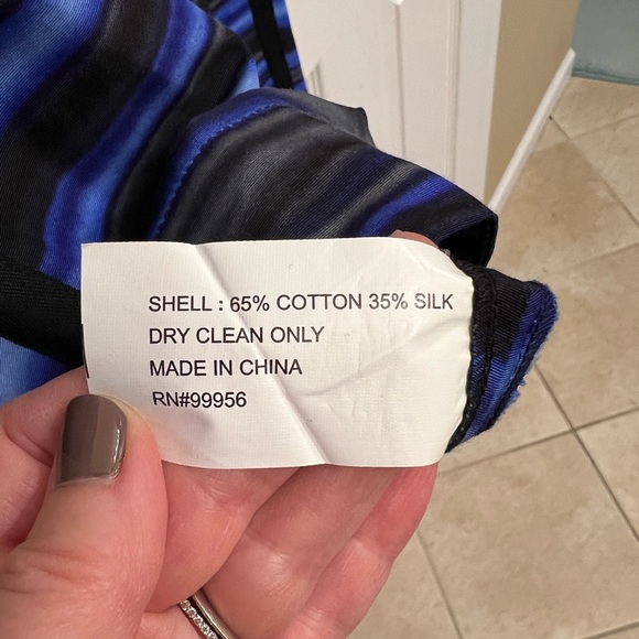 Shoshanna NWT Blue & black dress, NWT, size 10, beautiful, excellent condition. - Picture 2 of 7